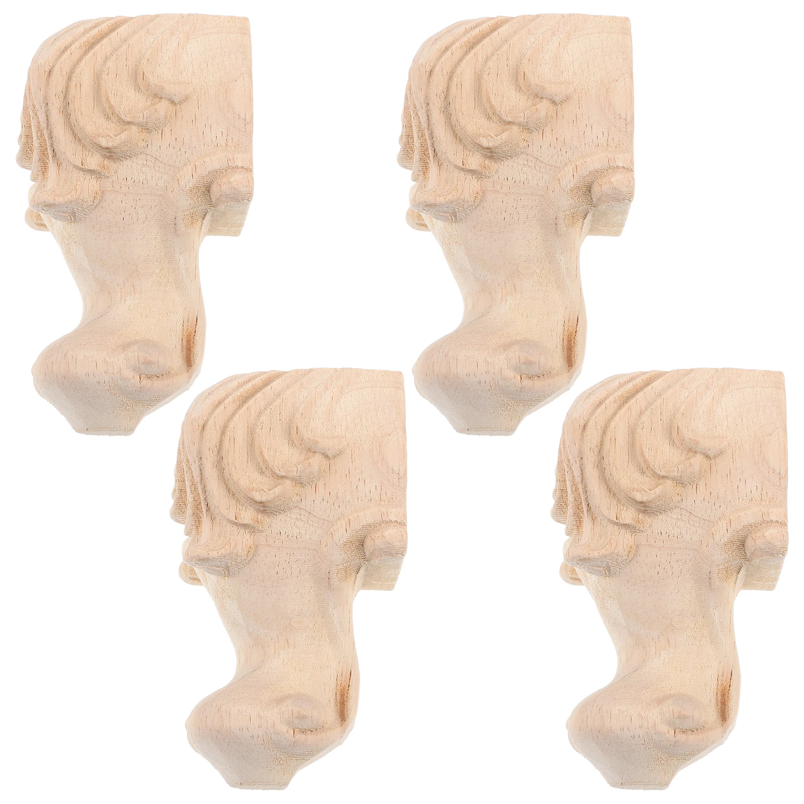 4 Pcs Vintage Carved Rubber Wood Table Feet 10cm High Embossed Furniture Legs for Sofa Cabinet Sturdy Anti Scratch Home Office
4 Pcs Vintage Carved Rubber Wood Table Feet 10cm High Embossed Furniture Legs for Sofa Cabinet Sturdy Anti Scratch Home Office
