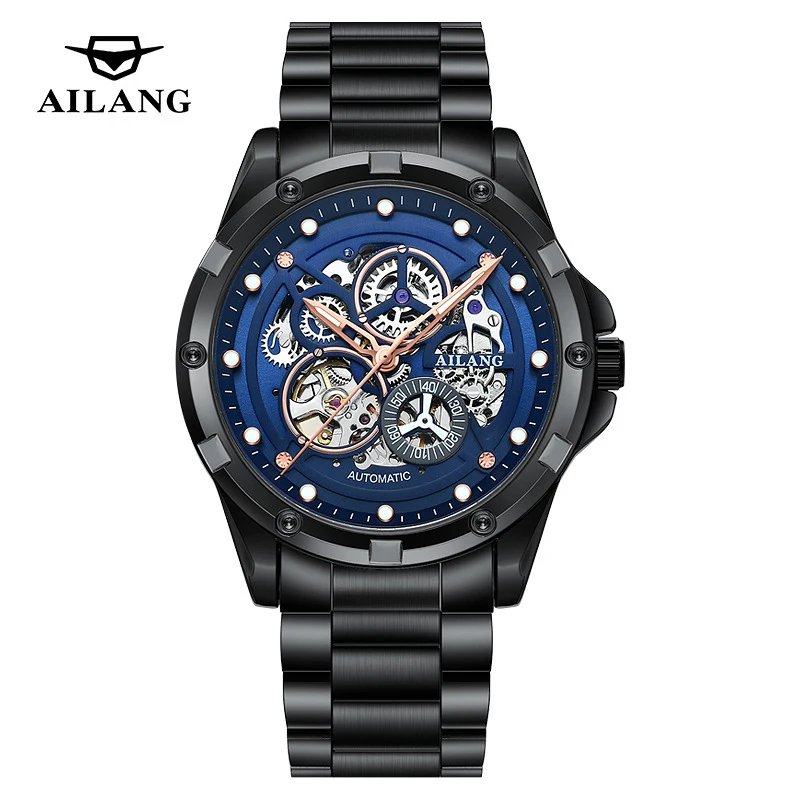 Новые мужские роскошные механические часы AILANG с турбийоном, автоматические, с полым циферблатом, из нержавеющей стали, водонепроницаемые, мужские наручные часы
Новые мужские роскошные механические часы AILANG с турбийоном, автоматические, с полым циферблатом, из нержавеющей стали, водонепроницаемые, мужские наручные часы