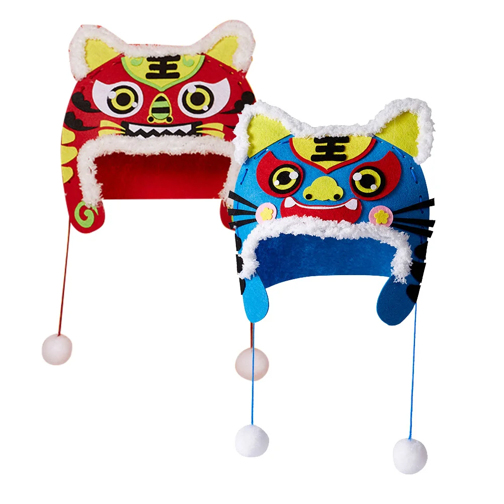 H made Tiger Hat Kids Birthday Party Cloth DIY Crafts Photo Prop Comfortable New Year Preschool Kindergarten Accessories
H made Tiger Hat Kids Birthday Party Cloth DIY Crafts Photo Prop Comfortable New Year Preschool Kindergarten Accessories