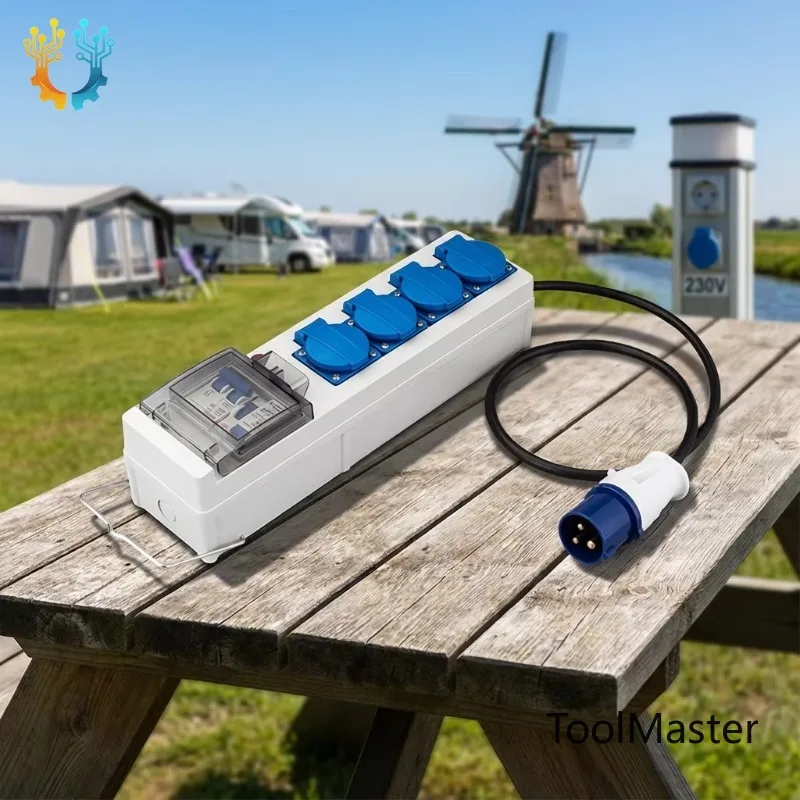 【2026】Camping 16A 240V 4 Way Schuko Mobile Mains Power Unit Tent Power Strip With RCD&MCB And 15M RUBBER CABLE
【2026】Camping 16A 240V 4 Way Schuko Mobile Mains Power Unit Tent Power Strip With RCD&MCB And 15M RUBBER CABLE