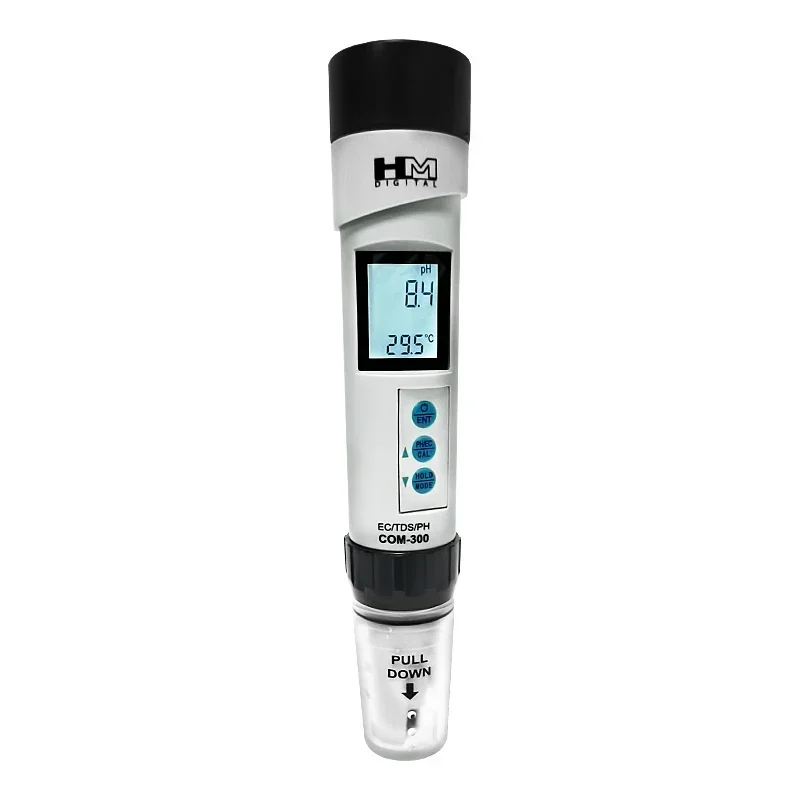 HM Digital COM-300 Ручки для обнаружения pH проводимости TDS/ec/ph Водонепроницаемый детектор качества воды
HM Digital COM-300 Ручки для обнаружения pH проводимости TDS/ec/ph Водонепроницаемый детектор качества воды