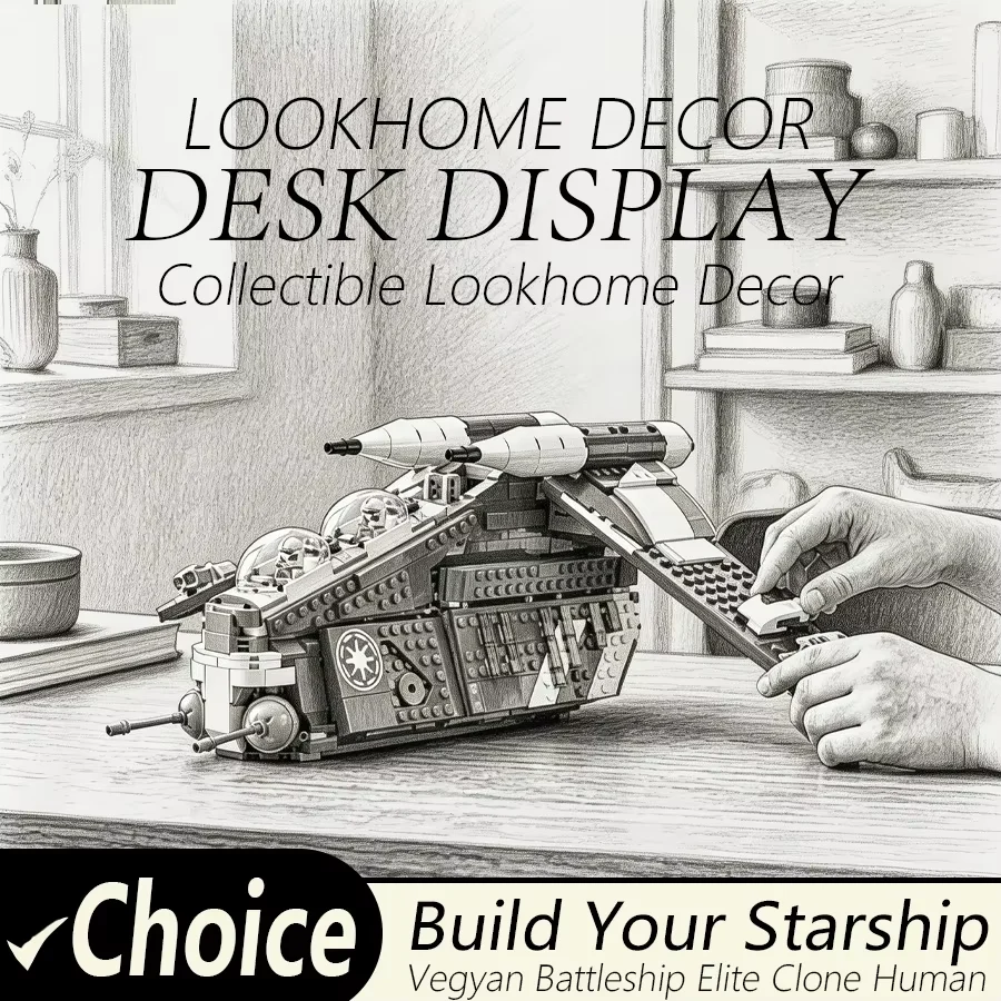 2026 New Spacecraft Building Set 1083pcs Creative DIY Model Stem Education MOC Toy Children Adults Home Decoration Display Model
2026 New Spacecraft Building Set 1083pcs Creative DIY Model Stem Education MOC Toy Children Adults Home Decoration Display Model