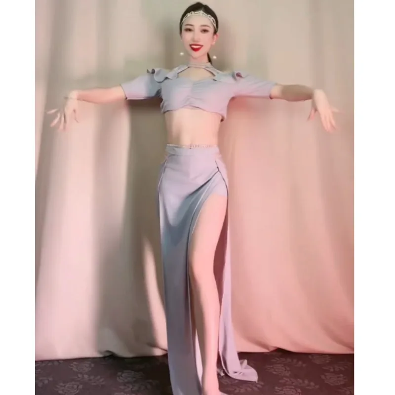 Customized Belly Dance Costumes Performance Practice Clothes Female 2025 New Oriental Dance Clothes Practice Dress Cheap Price
Customized Belly Dance Costumes Performance Practice Clothes Female 2025 New Oriental Dance Clothes Practice Dress Cheap Price