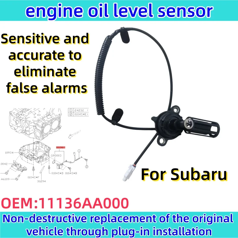 Auto Engine Oil Level Sensor Vehicle Engine Oil Level Detection Sensor OEM:11136AA000 For Subaru Legacy car accessories
Auto Engine Oil Level Sensor Vehicle Engine Oil Level Detection Sensor OEM:11136AA000 For Subaru Legacy car accessories