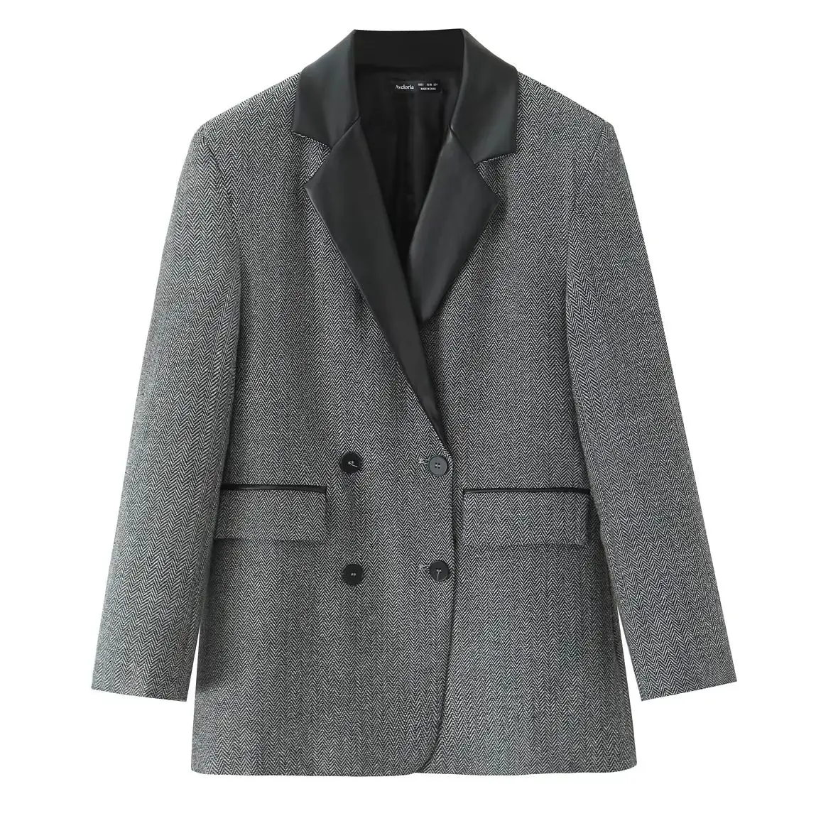 KONDALA Fashion 2025 Autumn Double Breasted Woman Blazer Office Lady Grey Loose Blazer Long Sleeve Elegant Female Casual Outwear
KONDALA Fashion 2025 Autumn Double Breasted Woman Blazer Office Lady Grey Loose Blazer Long Sleeve Elegant Female Casual Outwear