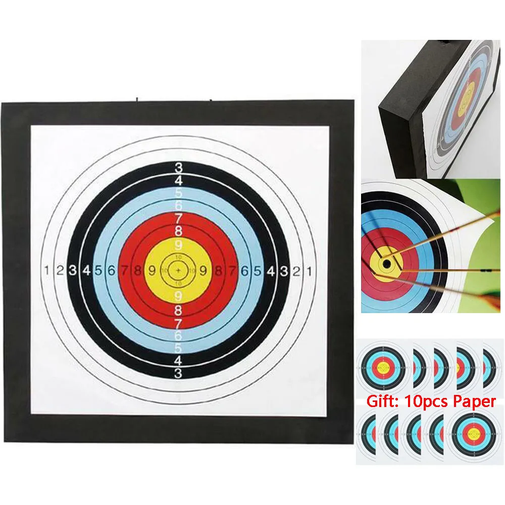 Archery 50*50*5cm EVA Foam Target for Outdoor Bow Shooting Practice Exercise Competition Recurve Bow Compound Bow and Arrow Accy
Archery 50*50*5cm EVA Foam Target for Outdoor Bow Shooting Practice Exercise Competition Recurve Bow Compound Bow and Arrow Accy