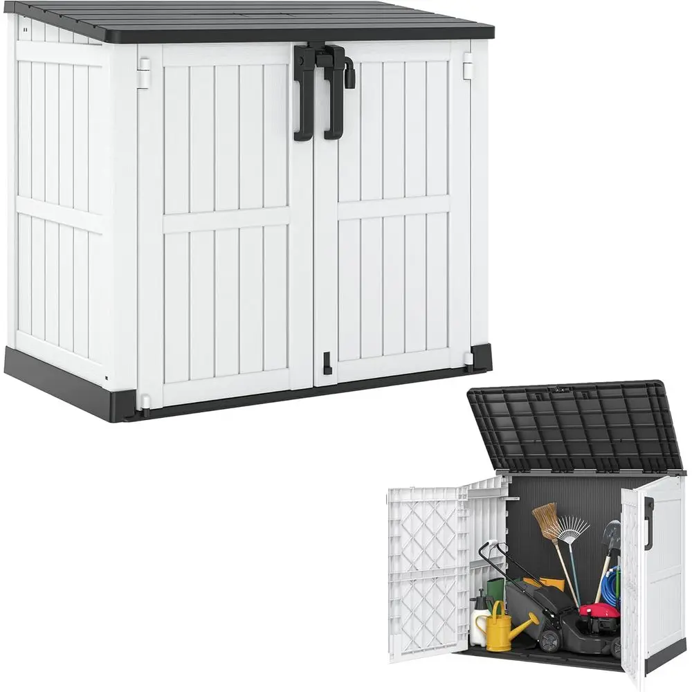 36 Cubic Foot Lockable Waterproof Outdoor Storage Shed - Portable Cabinet for Backyard
36 Cubic Foot Lockable Waterproof Outdoor Storage Shed - Portable Cabinet for Backyard