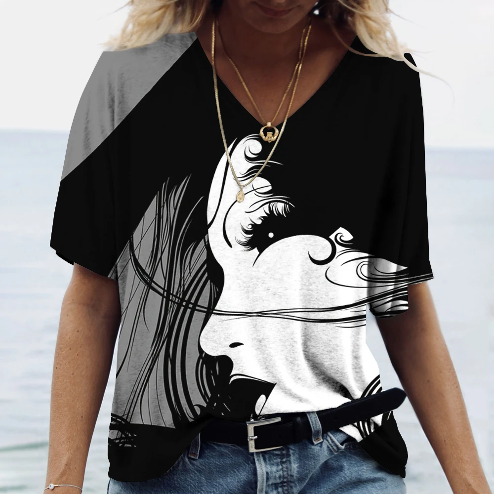 2024 Top Women Cute Cartoon Graphic Printed Women's T-Shirt Oversized T-Shirt Fashion Popular Women Clothing Short Sleeve Blouse
2024 Top Women Cute Cartoon Graphic Printed Women's T-Shirt Oversized T-Shirt Fashion Popular Women Clothing Short Sleeve Blouse