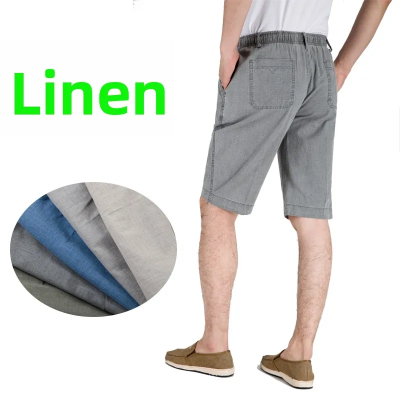 Men's Linen orts Five-Point Loose Straight Casual Thin Summer Dad Pants High Waist Busin Gentleman Sle Workwear Trousers
Men's Linen orts Five-Point Loose Straight Casual Thin Summer Dad Pants High Waist Busin Gentleman Sle Workwear Trousers