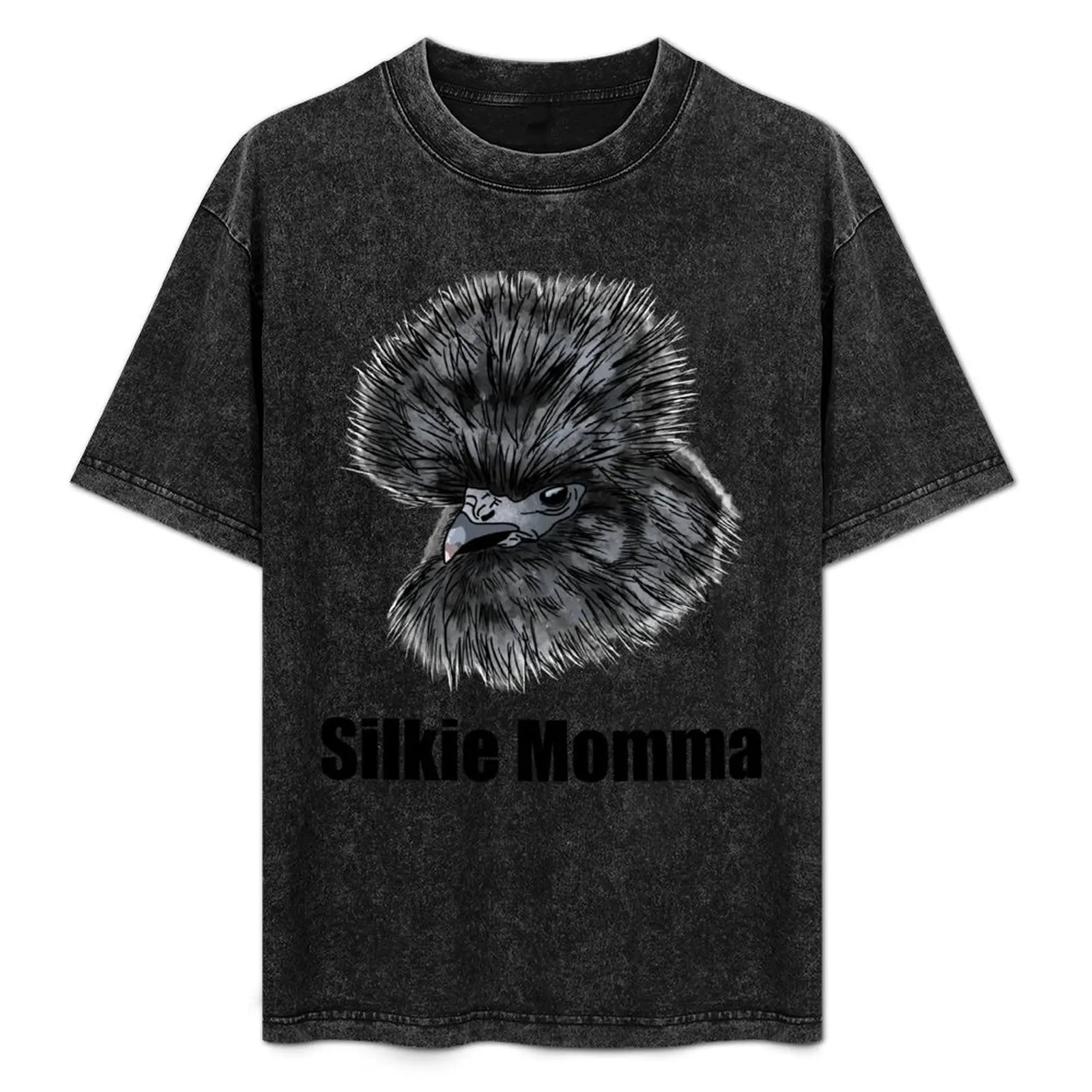 Cute Silkie Momma Illustration with Black Silkie Hen in a Watercolor Style T-Shirt Work Casual Loose Fit T-Shirt
Cute Silkie Momma Illustration with Black Silkie Hen in a Watercolor Style T-Shirt Work Casual Loose Fit T-Shirt