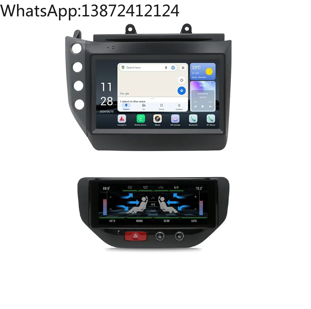 9'' Car Radio for Maserati GT 2007-2015 Wireless Carplay Android Auto Multimedia Player GPS Navigation DSP Stereo Video Recorder
9'' Car Radio for Maserati GT 2007-2015 Wireless Carplay Android Auto Multimedia Player GPS Navigation DSP Stereo Video Recorder