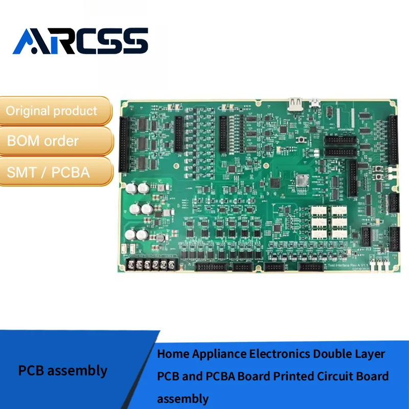 Home Appliance Electronics Double Layer PCB and PCBA Board Printed Circuit Board assembly
Home Appliance Electronics Double Layer PCB and PCBA Board Printed Circuit Board assembly