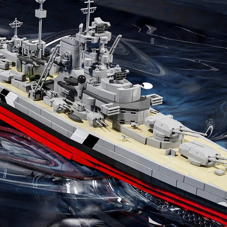 Big Battleship Warships Building Blocks Toy World War BISMARCK BATTLESHIP Boat Model Military Series Bricks Toys for Boys Adult
Big Battleship Warships Building Blocks Toy World War BISMARCK BATTLESHIP Boat Model Military Series Bricks Toys for Boys Adult