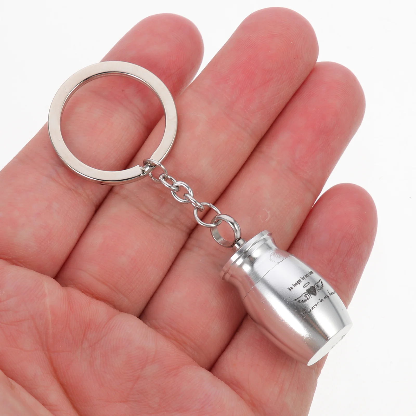 Durable Metal Pet Ash Container Key Chain Mini Urn Pendant Screw Lid Lightweight Portable Cremation Memorial Ornament
Durable Metal Pet Ash Container Key Chain Mini Urn Pendant Screw Lid Lightweight Portable Cremation Memorial Ornament