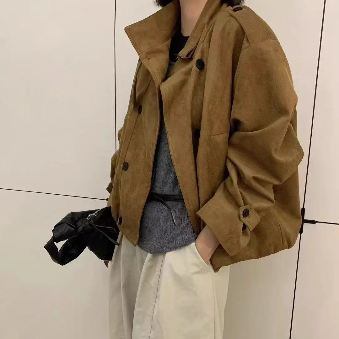 High-End Stand Collar Trench Coat for Women 2025 Autumn New Fashion Versatile Jacket Top
High-End Stand Collar Trench Coat for Women 2025 Autumn New Fashion Versatile Jacket Top