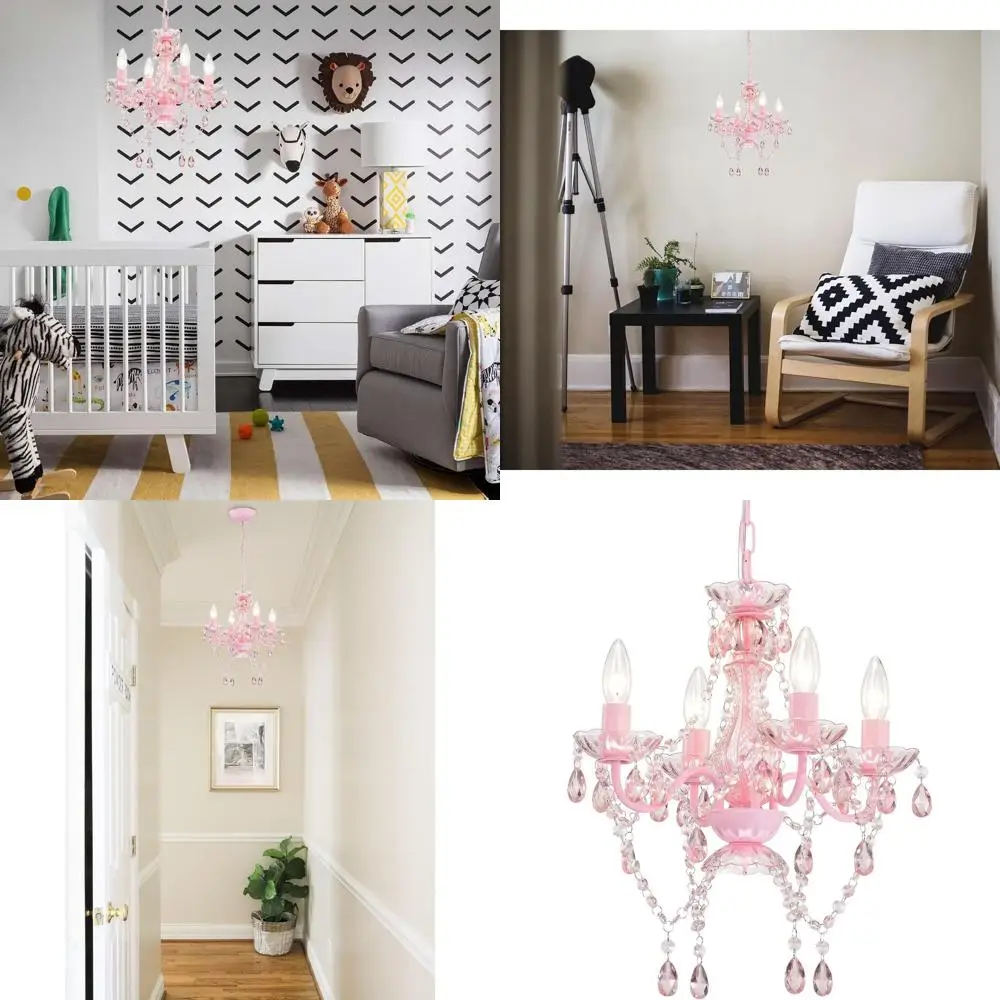 Акриловая люстра с кристаллами, розовая, на 4 лампы, для спальни и комнат девочек
Акриловая люстра с кристаллами, розовая, на 4 лампы, для спальни и комнат девочек