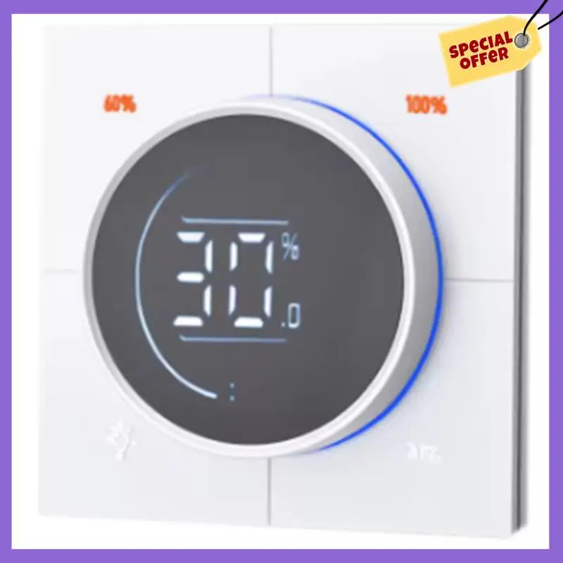 -A96Z Infinite Knob MOSFET Dimmer Regulator Zigbee 3.0 PC Panel Wall Light Switch Digital LCD Trailing Edge Dimming
-A96Z Infinite Knob MOSFET Dimmer Regulator Zigbee 3.0 PC Panel Wall Light Switch Digital LCD Trailing Edge Dimming