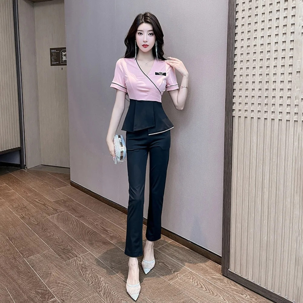 Комплект рабочей одежды для салона красоты, косметолога, темпераментный чехол для живота, рабочая одежда для сауны, техник для женщин
Комплект рабочей одежды для салона красоты, косметолога, темпераментный чехол для живота, рабочая одежда для сауны, техник для женщин