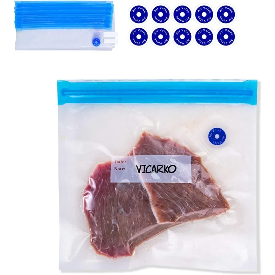30 Vacuum Zipper Bags Vacuum Sealer Bags Food Storage Reusable Bags with Double Layers BPA Free 2.9L 11.0 x 10.5
30 Vacuum Zipper Bags Vacuum Sealer Bags Food Storage Reusable Bags with Double Layers BPA Free 2.9L 11.0 x 10.5