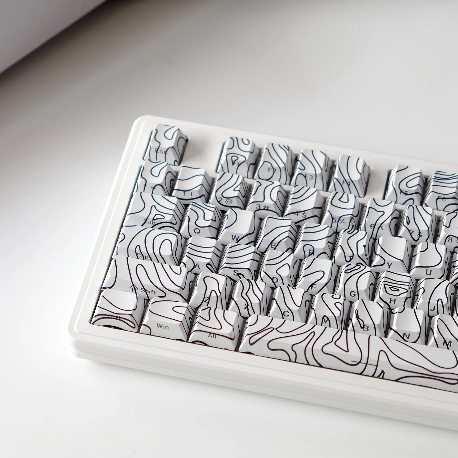 Minimalist White Theme PBT Double Shot Keycaps Side Print Shine Through Cherry Profile Keycap for DIY ISO Mechanical Keyboard
Minimalist White Theme PBT Double Shot Keycaps Side Print Shine Through Cherry Profile Keycap for DIY ISO Mechanical Keyboard