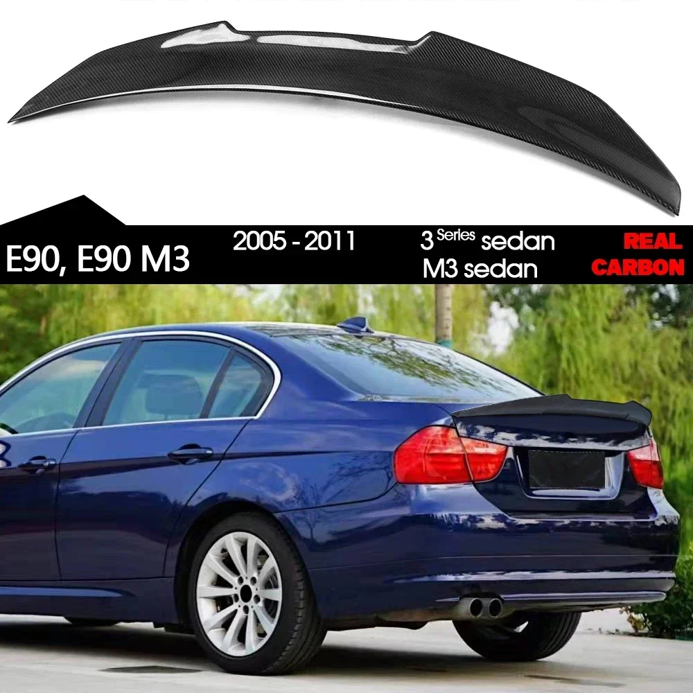 Carbon Fiber Rear Trunk Spoiler Boot Wing for BMW 2005 - 2011 3 Series 4-Door Sedan E90 316i 318i 320i 320d 325i 330i 335i M3
Carbon Fiber Rear Trunk Spoiler Boot Wing for BMW 2005 - 2011 3 Series 4-Door Sedan E90 316i 318i 320i 320d 325i 330i 335i M3