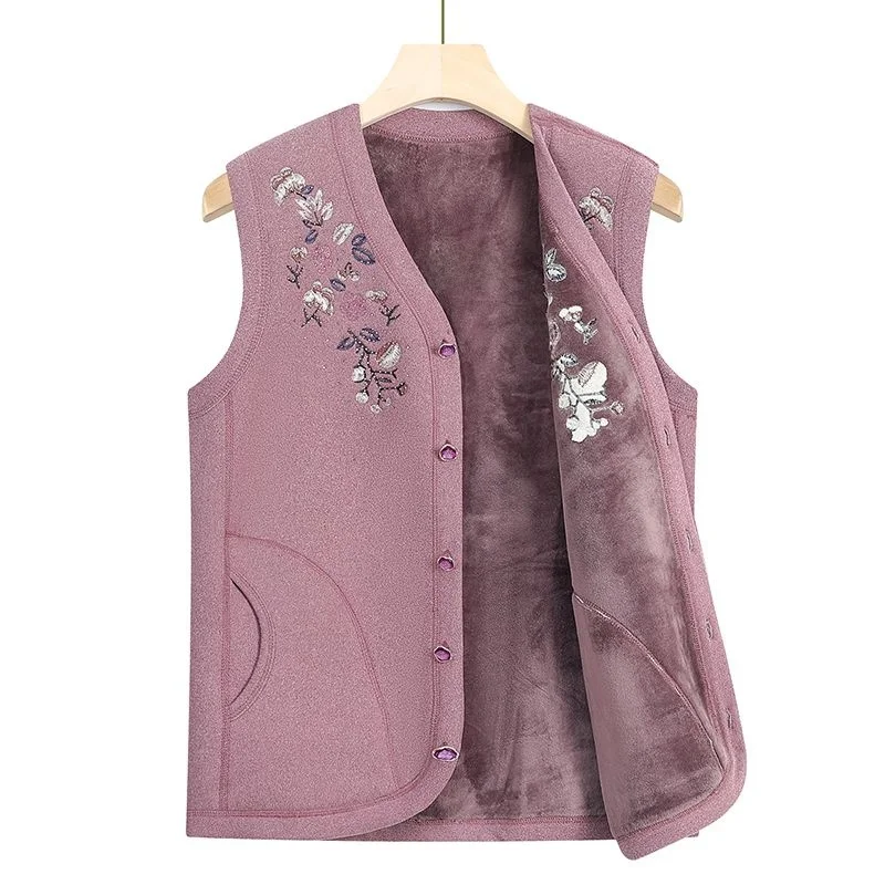 Thiened Fce Vest for ly Женская осенне-зимняя верхняя одежда Jaet Верхняя одежда Пальто для пожилых дам Mommy Sle
Thiened Fce Vest for ly Женская осенне-зимняя верхняя одежда Jaet Верхняя одежда Пальто для пожилых дам Mommy Sle