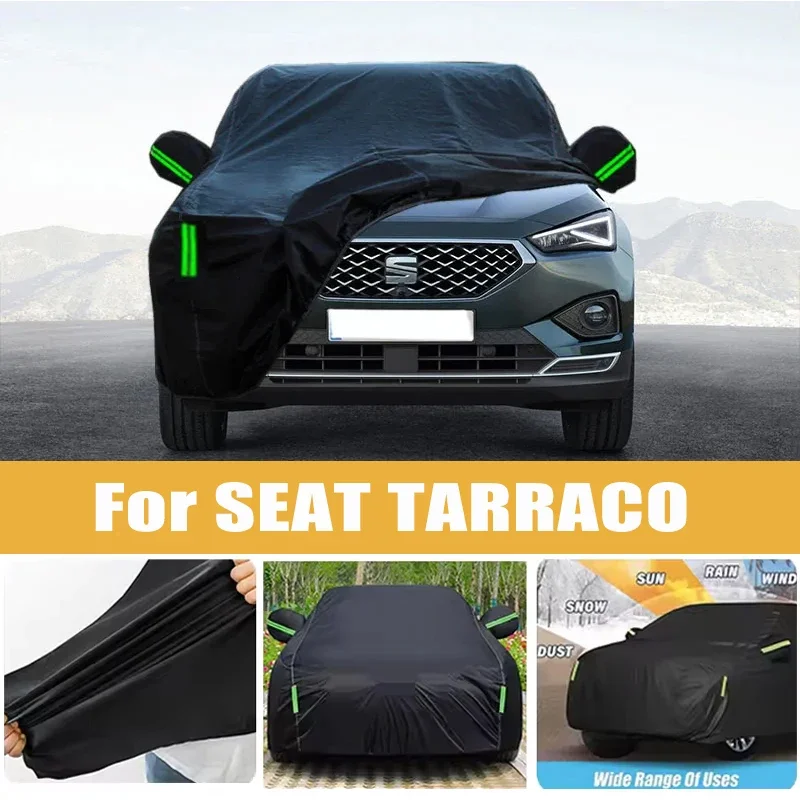 For SEAT TARRACO Car Cover Four Seasons Outdoor Sun Anti UV Rain Snow Dust Protection Oxford Cloth Accessories
For SEAT TARRACO Car Cover Four Seasons Outdoor Sun Anti UV Rain Snow Dust Protection Oxford Cloth Accessories