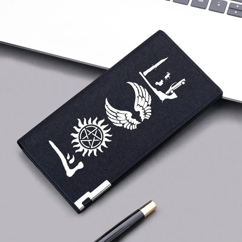 Supernatural Men Women Long Canvas Wallet Simple Black Fashion Youth Multi-card Thin Money Credit Card Holder Bag Birthday Gift
Supernatural Men Women Long Canvas Wallet Simple Black Fashion Youth Multi-card Thin Money Credit Card Holder Bag Birthday Gift