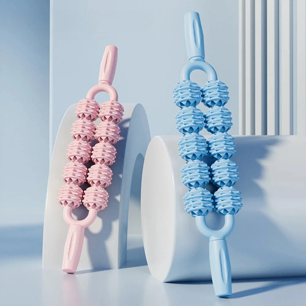 New Double Row Massage Roller Comprehensive Soothing Muscle Foot Massager Relax Burn Fat Slimming Massage Stick Beauty Health
New Double Row Massage Roller Comprehensive Soothing Muscle Foot Massager Relax Burn Fat Slimming Massage Stick Beauty Health