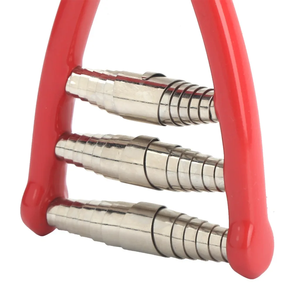 Stainless Steel Stringing Clamp 3 Spring Wide Head Starting Clamp Racket Stringing Tool Sports Equipment Maintenance