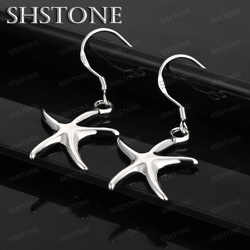 Fine 925 Sterling Silver Starfish Drop Earring For Woman Birthday Party Fashion Engagement Wedding Jewelry Gift Accessories
Fine 925 Sterling Silver Starfish Drop Earring For Woman Birthday Party Fashion Engagement Wedding Jewelry Gift Accessories