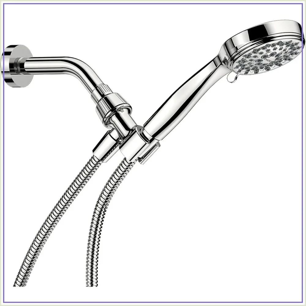 High Pressure Hand Held Shower Head Package with 2.5 GPM Spray, Chrome Finish, Easy Install
High Pressure Hand Held Shower Head Package with 2.5 GPM Spray, Chrome Finish, Easy Install