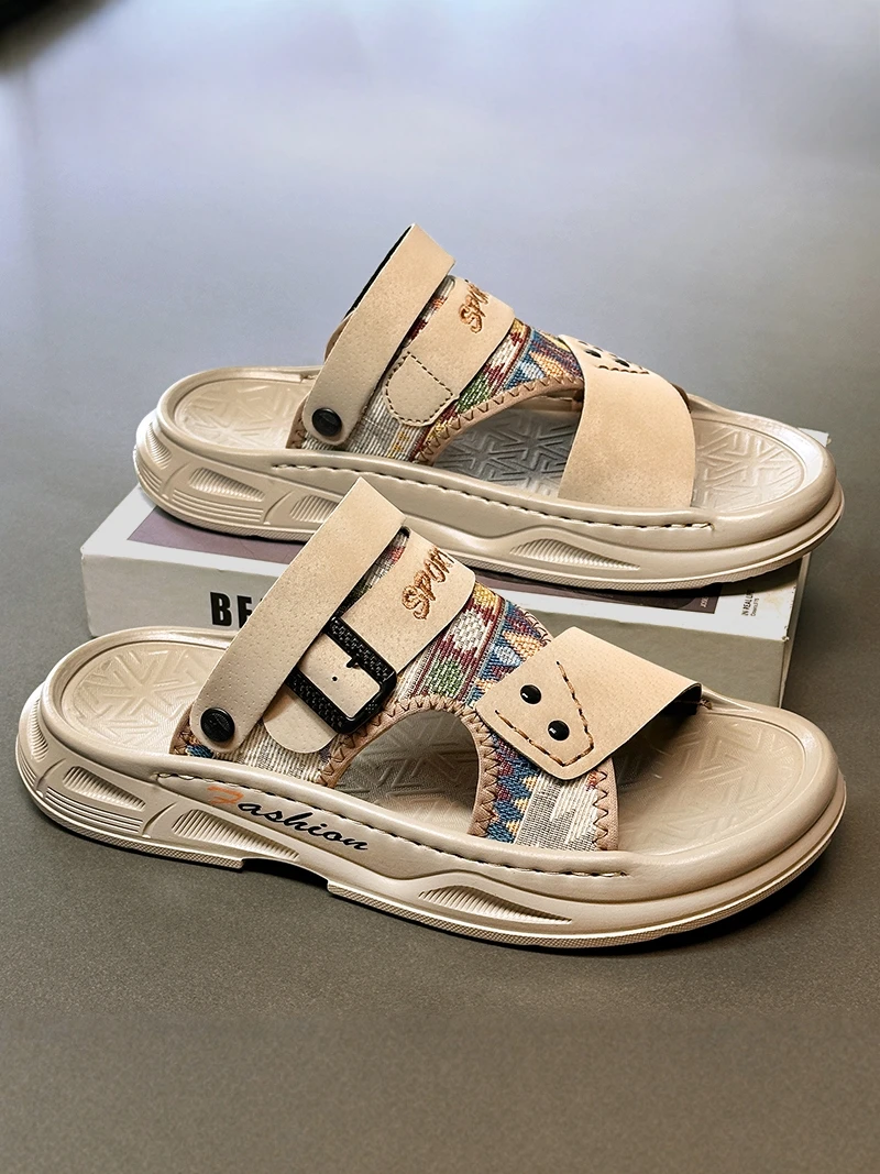 Men's Sandals 2026 New Summer Anti-slip Soft Bottom Casual Woven Sports Driving Dual-use Beach Slippers Comfortable Breathable
Men's Sandals 2026 New Summer Anti-slip Soft Bottom Casual Woven Sports Driving Dual-use Beach Slippers Comfortable Breathable