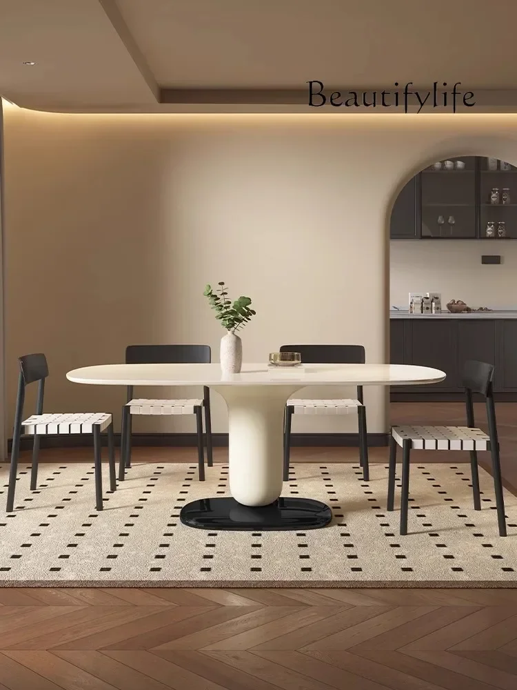 Nordic Antique Style Retro Affordable Luxury Full Paint Oval Solid Wood Simplicity Dining Tables and Chairs Set
Nordic Antique Style Retro Affordable Luxury Full Paint Oval Solid Wood Simplicity Dining Tables and Chairs Set
