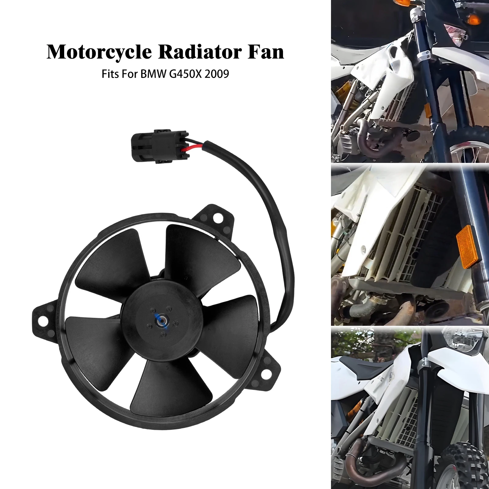 Motorcycle Cooling Radiators Fan Black CoolFlow Engine Fan Plastic 1PC Fit For BMW G450X 2009
Motorcycle Cooling Radiators Fan Black CoolFlow Engine Fan Plastic 1PC Fit For BMW G450X 2009