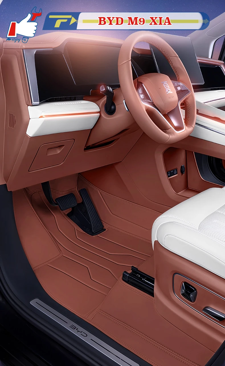 Left-hand Drive Car Floor Mat For BYD M9 XIA 2025 Full-Surrounded Foot Mat Mat Floor Liner Floor Carpet Water-proof Mat
Left-hand Drive Car Floor Mat For BYD M9 XIA 2025 Full-Surrounded Foot Mat Mat Floor Liner Floor Carpet Water-proof Mat