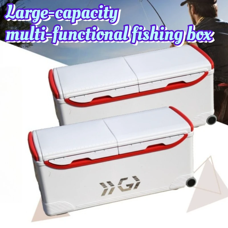 Double-lid Fishing Insulated Box Outdoor Wear-resistant Large Fishing Box Multi-functional Tackle Large Capacity Boxes Portable
Double-lid Fishing Insulated Box Outdoor Wear-resistant Large Fishing Box Multi-functional Tackle Large Capacity Boxes Portable