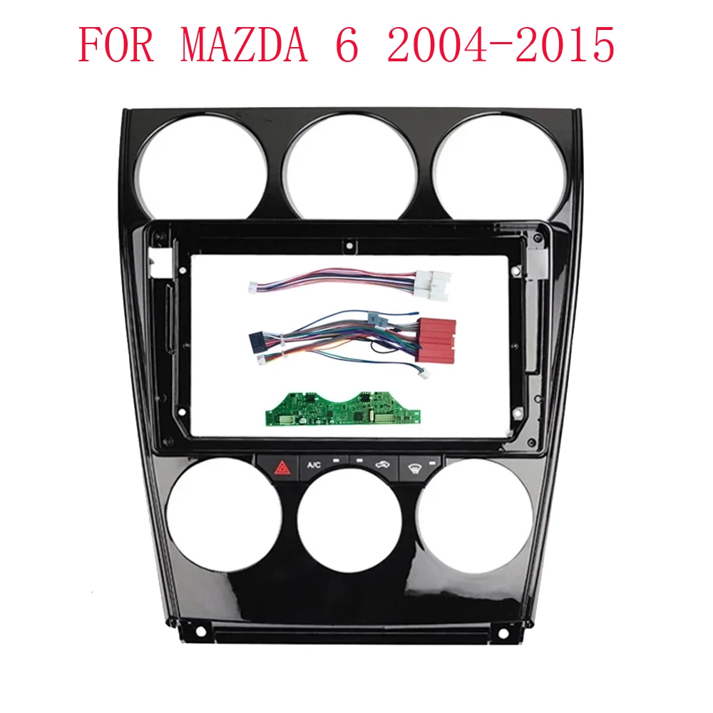 9-дюймовая автомобильная панель для Mazda 6 2004-2015, стерео панель, двойная Din-рамка, кондиционер, работа, встроенный кабель питания Canbus
9-дюймовая автомобильная панель для Mazda 6 2004-2015, стерео панель, двойная Din-рамка, кондиционер, работа, встроенный кабель питания Canbus