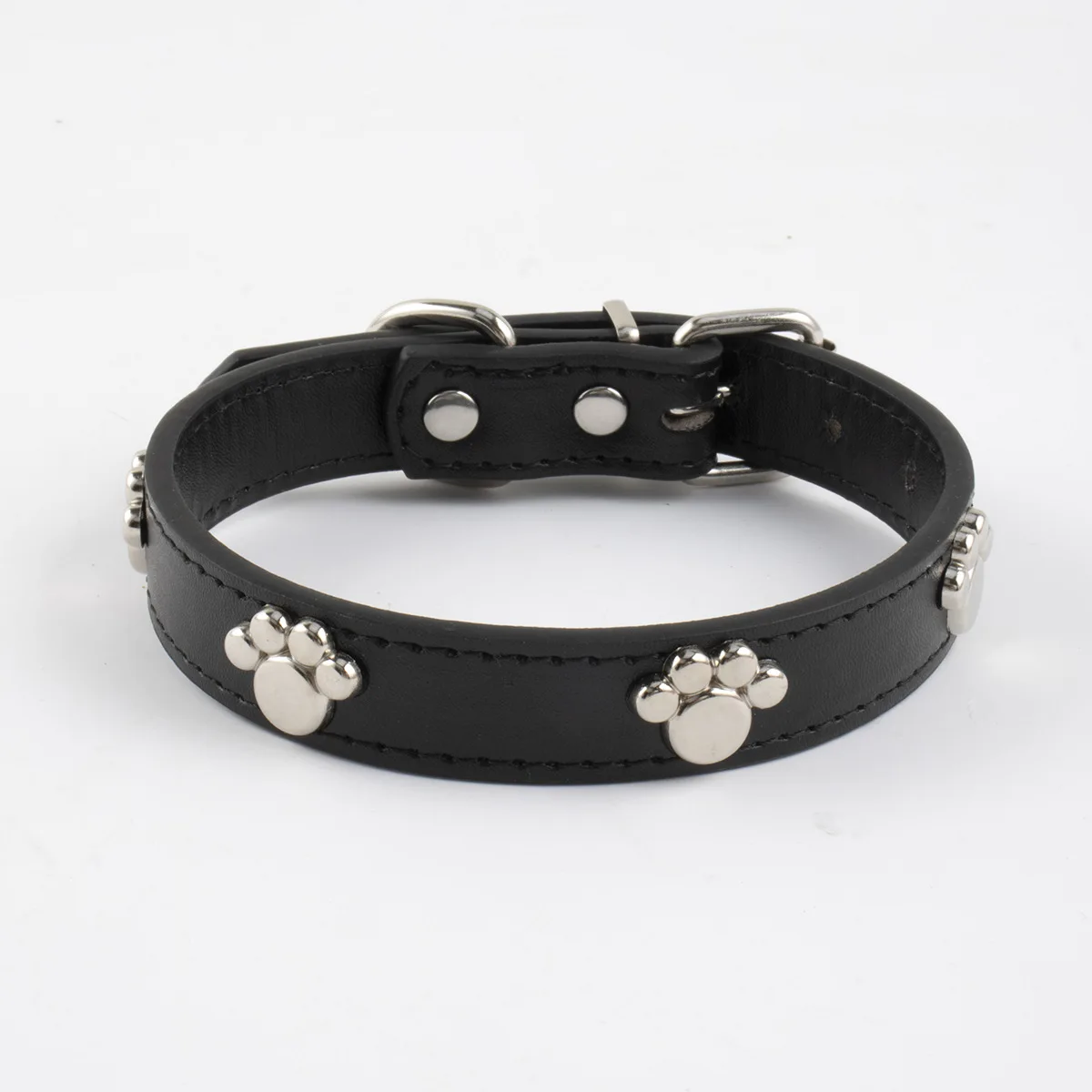 New Pet Collar for Cats Dogs Adjustable Leather with Paw Print Decoration Durable Pet Dog Puppy Pug Collars Cat Accessories
New Pet Collar for Cats Dogs Adjustable Leather with Paw Print Decoration Durable Pet Dog Puppy Pug Collars Cat Accessories