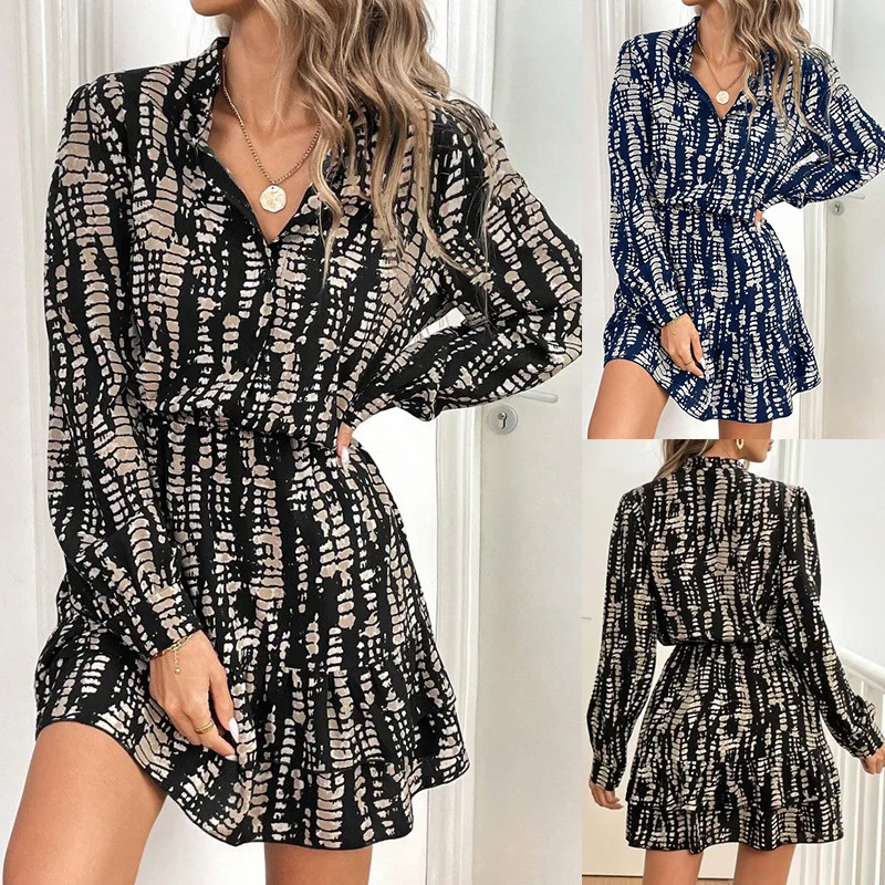 Women's Clothing Independent Store2025Summer Slim Fit Fashion Long SleeveVCollar Ruffled Dress
Women's Clothing Independent Store2025Summer Slim Fit Fashion Long SleeveVCollar Ruffled Dress