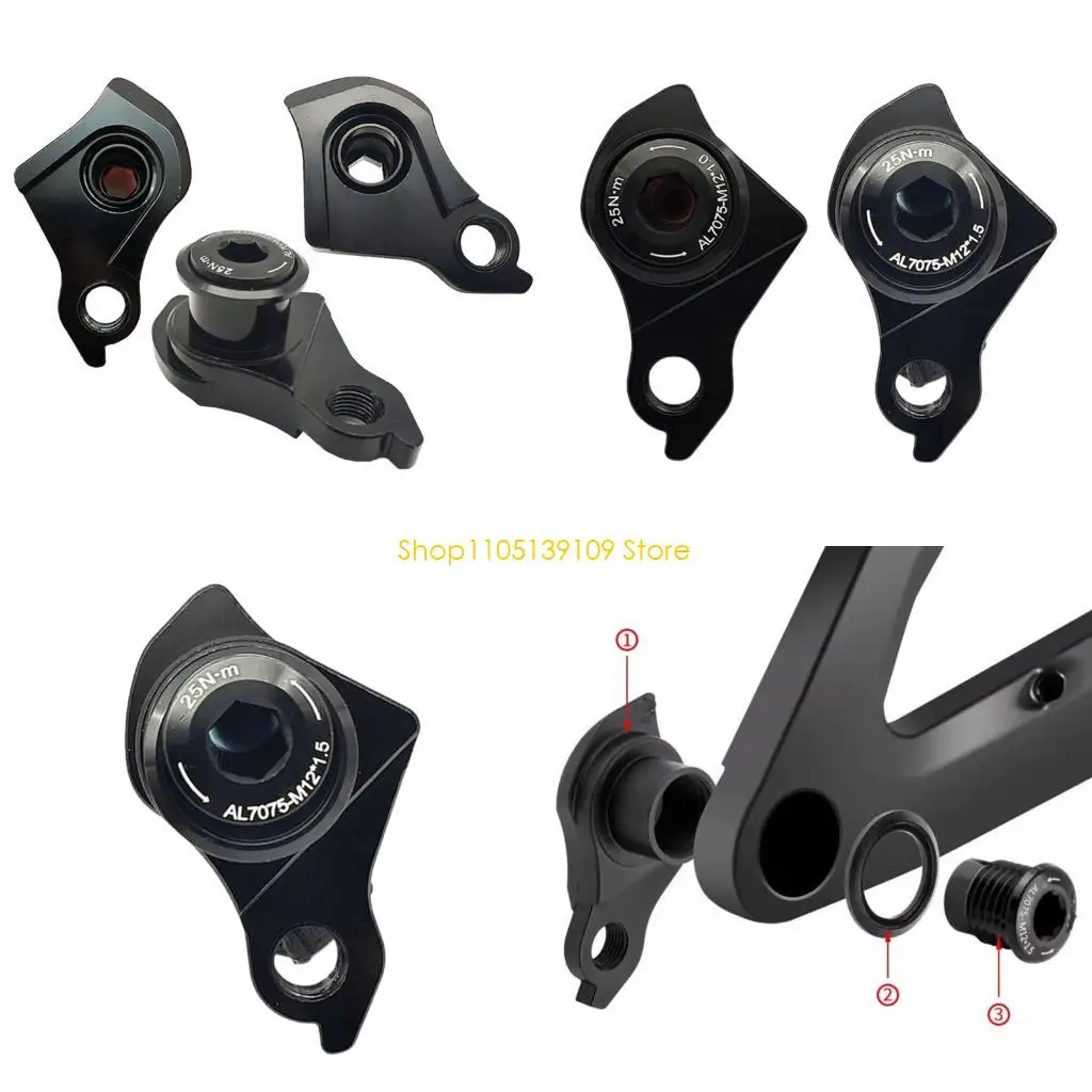 P5ED Easy Installation Bike Tail Hook Adapter Cycling Parts Accessories for UDH Bike Frame Mountain Bike Derailleur Hanger
P5ED Easy Installation Bike Tail Hook Adapter Cycling Parts Accessories for UDH Bike Frame Mountain Bike Derailleur Hanger