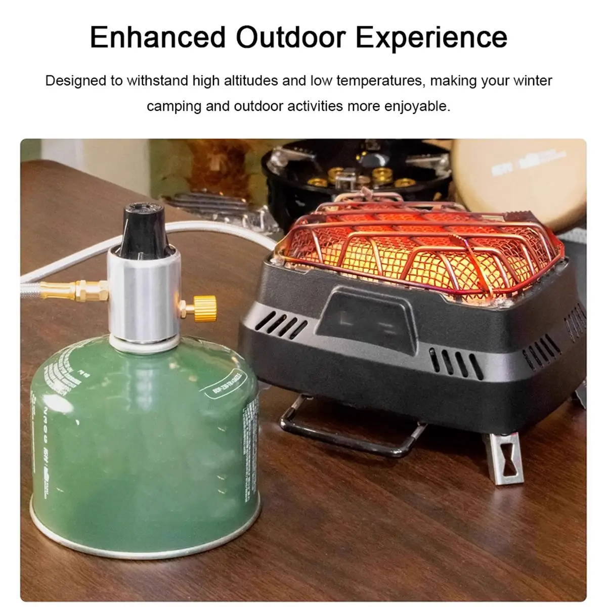 L79A Gas Regulator Propane Butane Cylinder Adapter Stable Output for Camping Low Temp High Alt Environment
L79A Gas Regulator Propane Butane Cylinder Adapter Stable Output for Camping Low Temp High Alt Environment