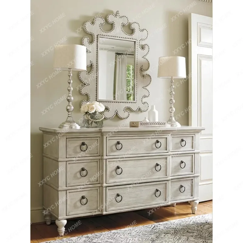 XX retro solid wood bedroom chest cabinet locker drawer TV storage cabinet multi-purpose custom
XX retro solid wood bedroom chest cabinet locker drawer TV storage cabinet multi-purpose custom