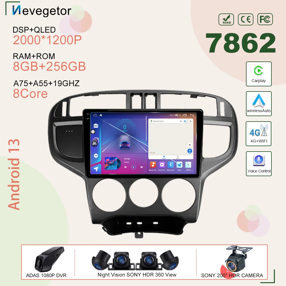 Мультимедийный плеер для Hyundai Matrix 2001 - 2010 Android 13 7862, автомобильное радио, стерео, высокопроизводительный процессор, GPS-навигация, NO 2din DVD
Мультимедийный плеер для Hyundai Matrix 2001 - 2010 Android 13 7862, автомобильное радио, стерео, высокопроизводительный процессор, GPS-навигация, NO 2din DVD