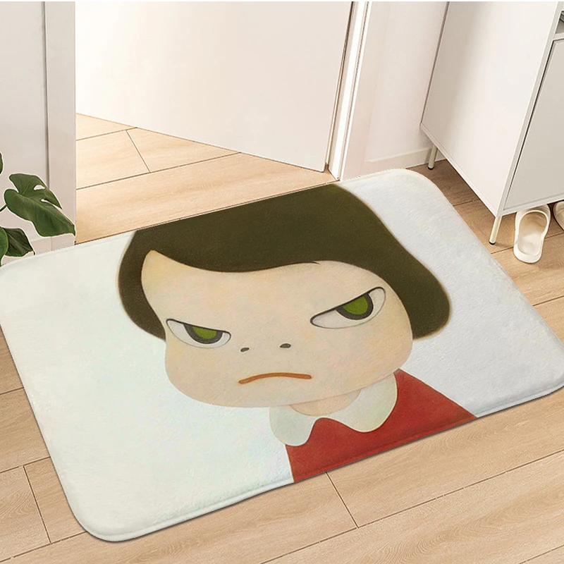 Foot Mat Non Slip Y-Yoshitomos Nara Carpet for Bedroom Entryway Living Room Bathroom Rug Soft House Interior Entrance Mat Home
Foot Mat Non Slip Y-Yoshitomos Nara Carpet for Bedroom Entryway Living Room Bathroom Rug Soft House Interior Entrance Mat Home