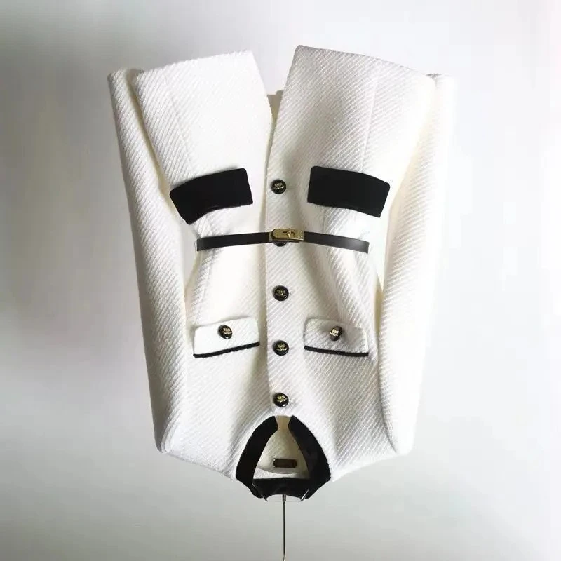 Spring Autumn New Blazer Black White Jacket Patchwork Slim-fit Suit Coat Women Blazers Button Long-sleeve Top Coats Trendy
Spring Autumn New Blazer Black White Jacket Patchwork Slim-fit Suit Coat Women Blazers Button Long-sleeve Top Coats Trendy