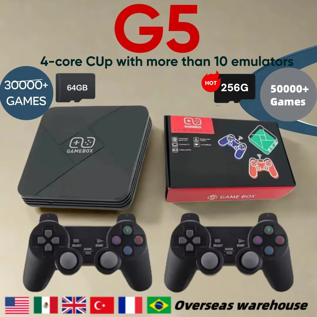 G5 S905X Retro Video Game Box Over 10Simulators Dual-Syste 4Core CPU 4K Super HD video Game Console Support NDS/PS1/PSP TV Box
G5 S905X Retro Video Game Box Over 10Simulators Dual-Syste 4Core CPU 4K Super HD video Game Console Support NDS/PS1/PSP TV Box