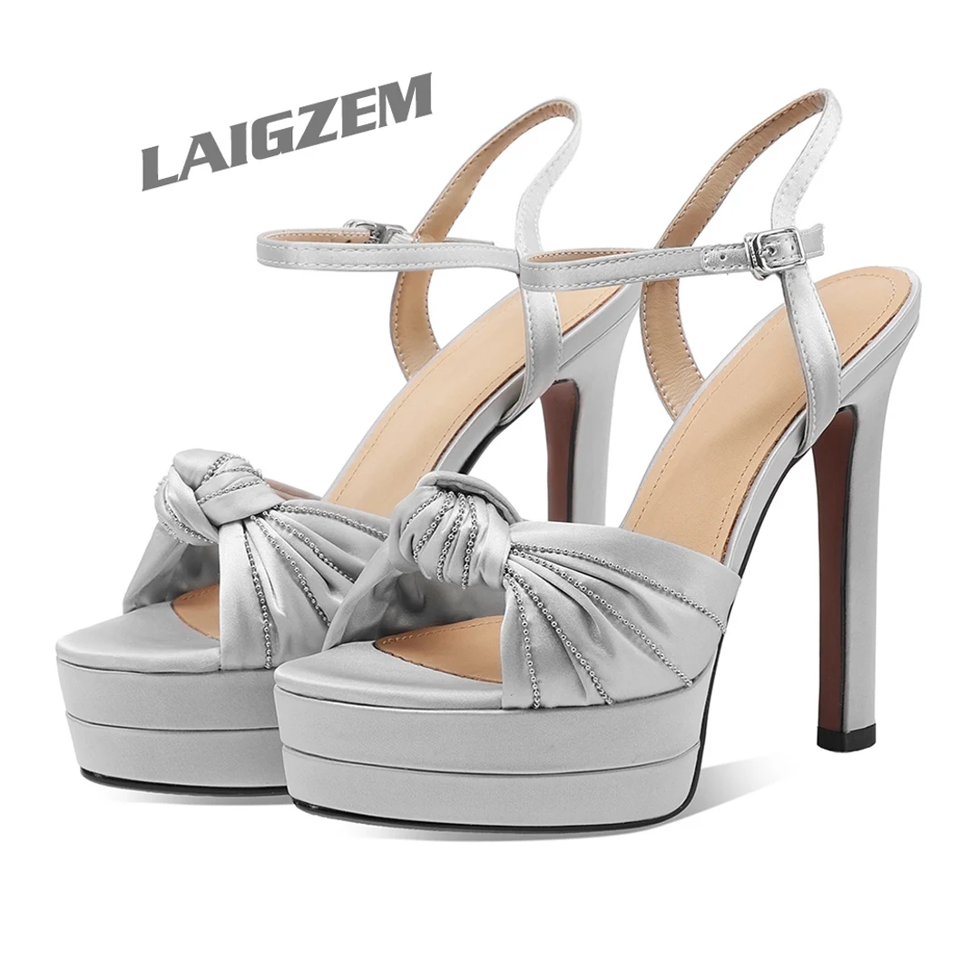 BERZIMER Women Sandals Silk Open Toe 13CM Thin High Heels Pumps Party Prom Wedding Lady Handmade Shoes Woman Size 34 37 39 40
BERZIMER Women Sandals Silk Open Toe 13CM Thin High Heels Pumps Party Prom Wedding Lady Handmade Shoes Woman Size 34 37 39 40
