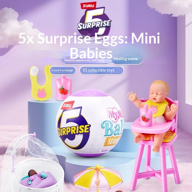 Zuru Five Times Surprise Egg Fingertip Sweetheart Sweetheart Baby Mini Baby Series Blind Box Ball Toy
Zuru Five Times Surprise Egg Fingertip Sweetheart Sweetheart Baby Mini Baby Series Blind Box Ball Toy
