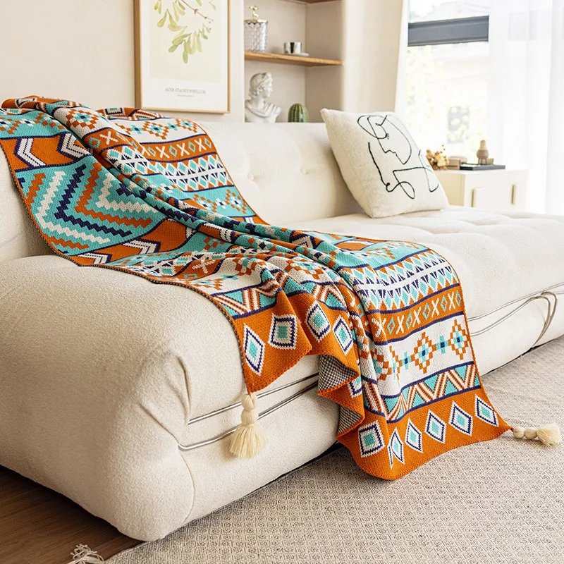 Vintage Bohemian Extra Thick Knitted Throw Blanket for Sofa, Office Nap, Shawl & Small AC Cover
Vintage Bohemian Extra Thick Knitted Throw Blanket for Sofa, Office Nap, Shawl & Small AC Cover